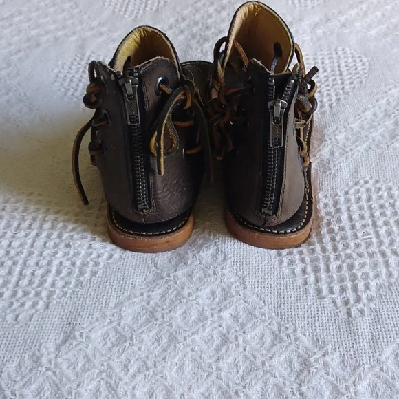 Free People Baske Brown Leather Sandals - Picture 3 of 6